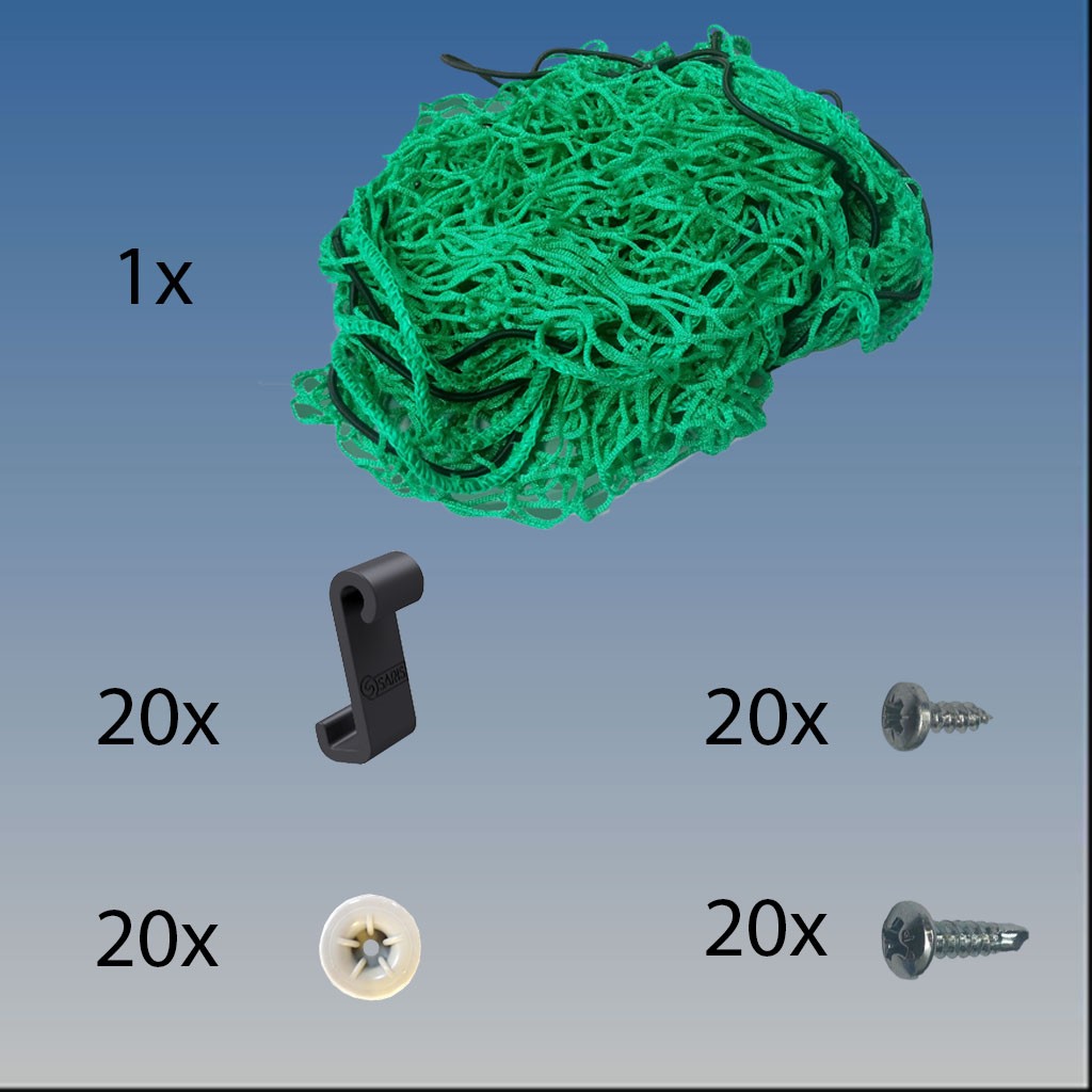 Anhängernetz 350 x 180 (grobe Maschen)