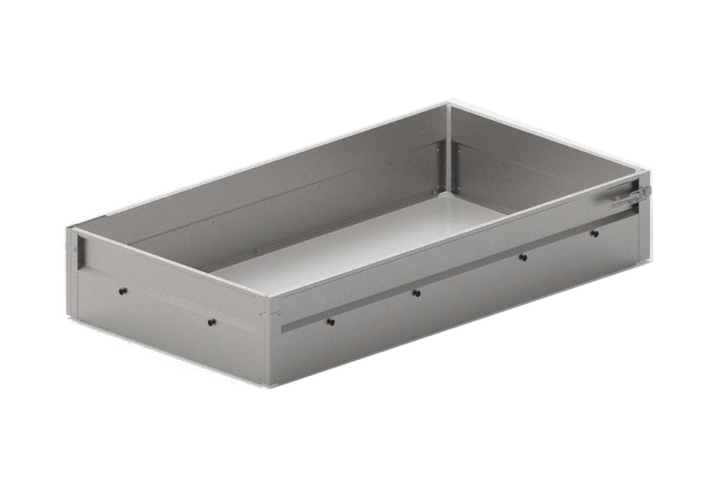 Garn. Stahl-Aufsatzwände verzinkt 360 mm, LPA 206-B