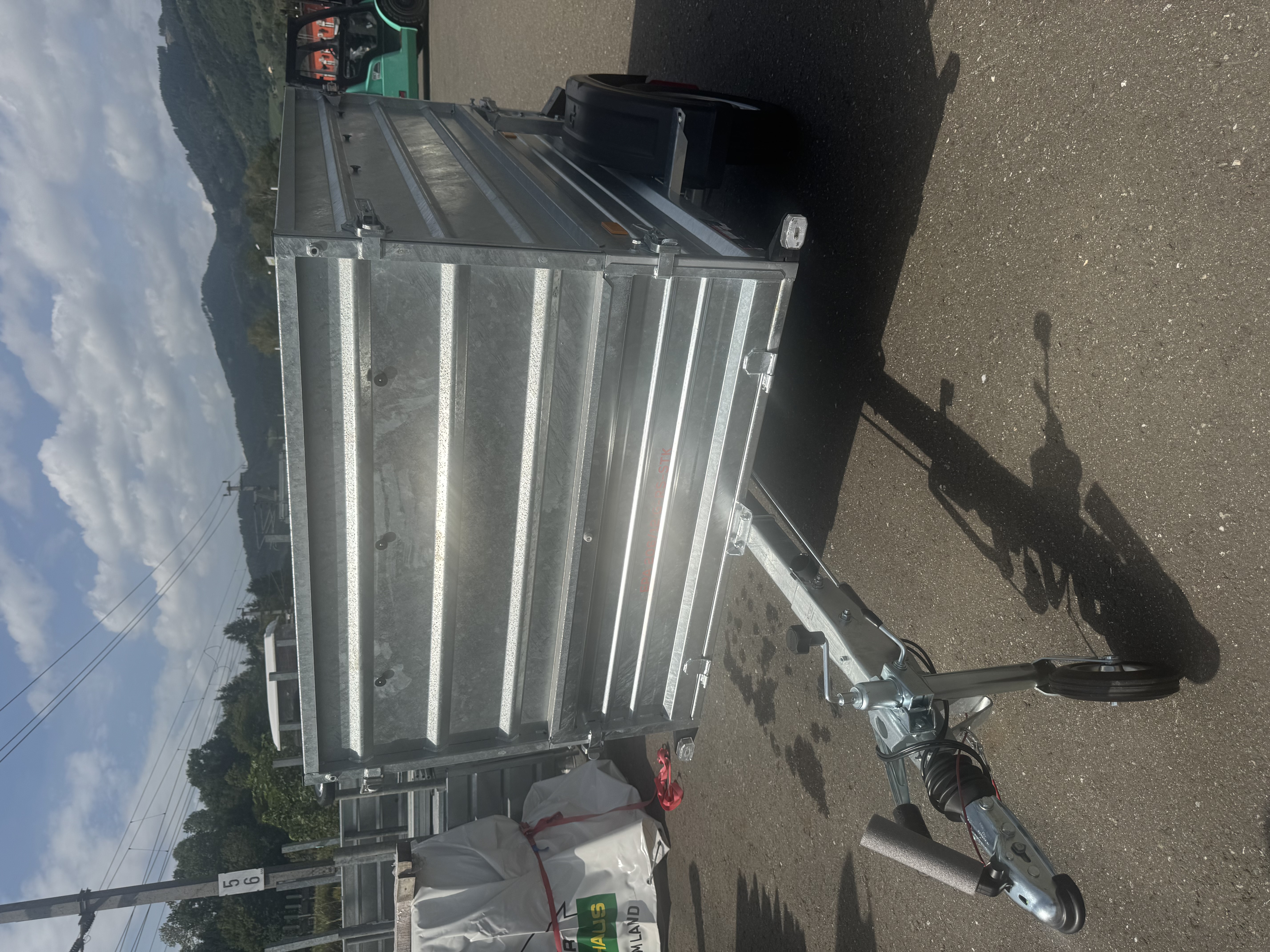 Garn. Stahl-Aufsatzwände verzinkt 600 mm,  EPA 206/12