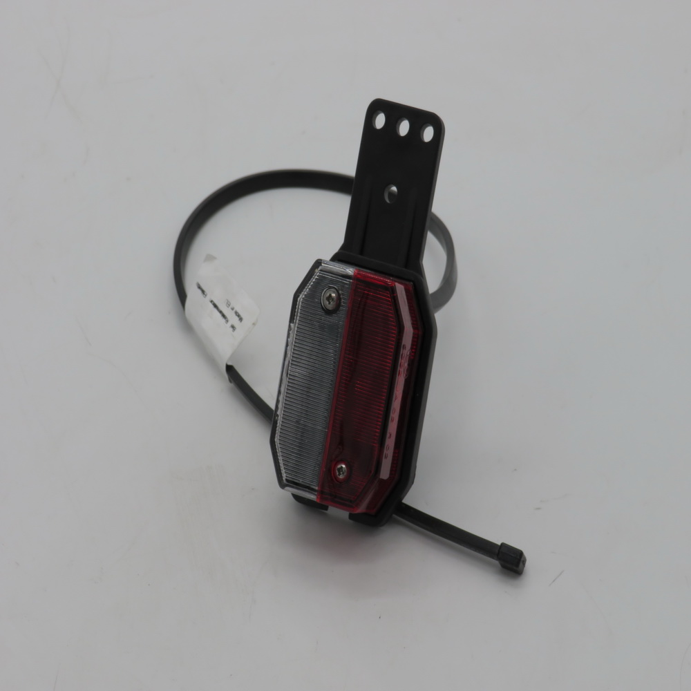 Umrissleuchte Flexipoint I rot/weiß, mit Gummilasche Links