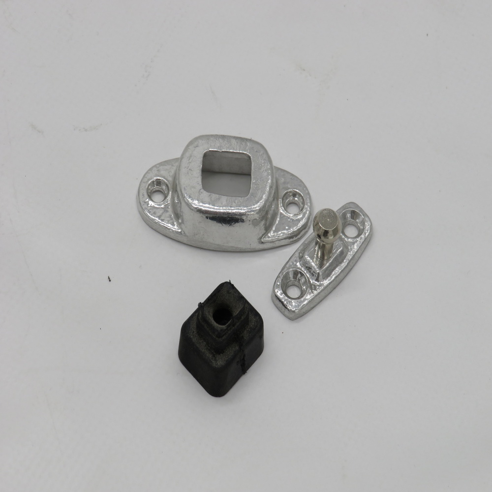 Halter Polydeckel tür VA, 3-teilig