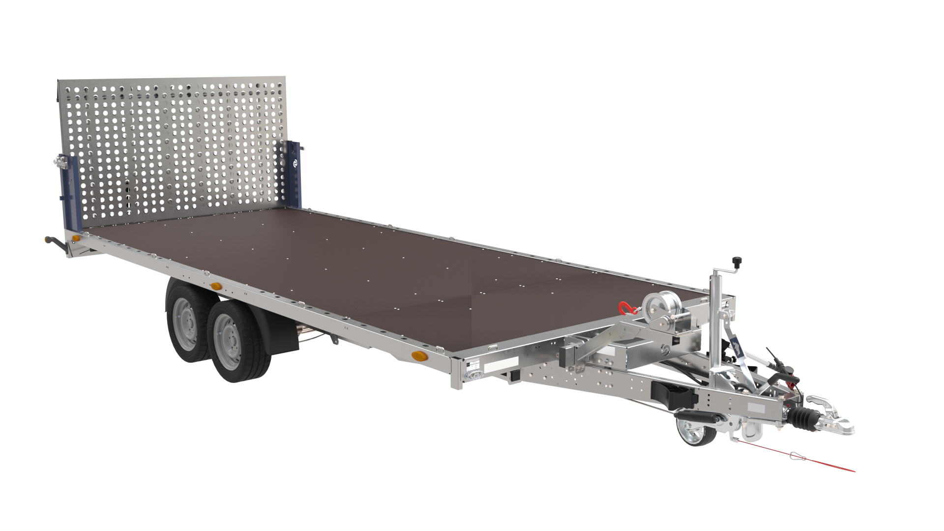 PAH 5080/21 T (3500kg) + 2 Aluminium-Auffahrrampen (1,5 m hoch) anstel