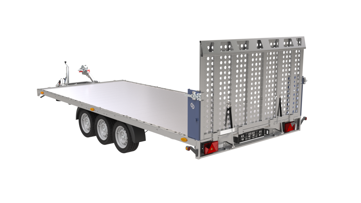 PAH 5070/21 TR 3,5t + 2 Aluminium-Auffahrrampen (1,5 m hoch) anstelle