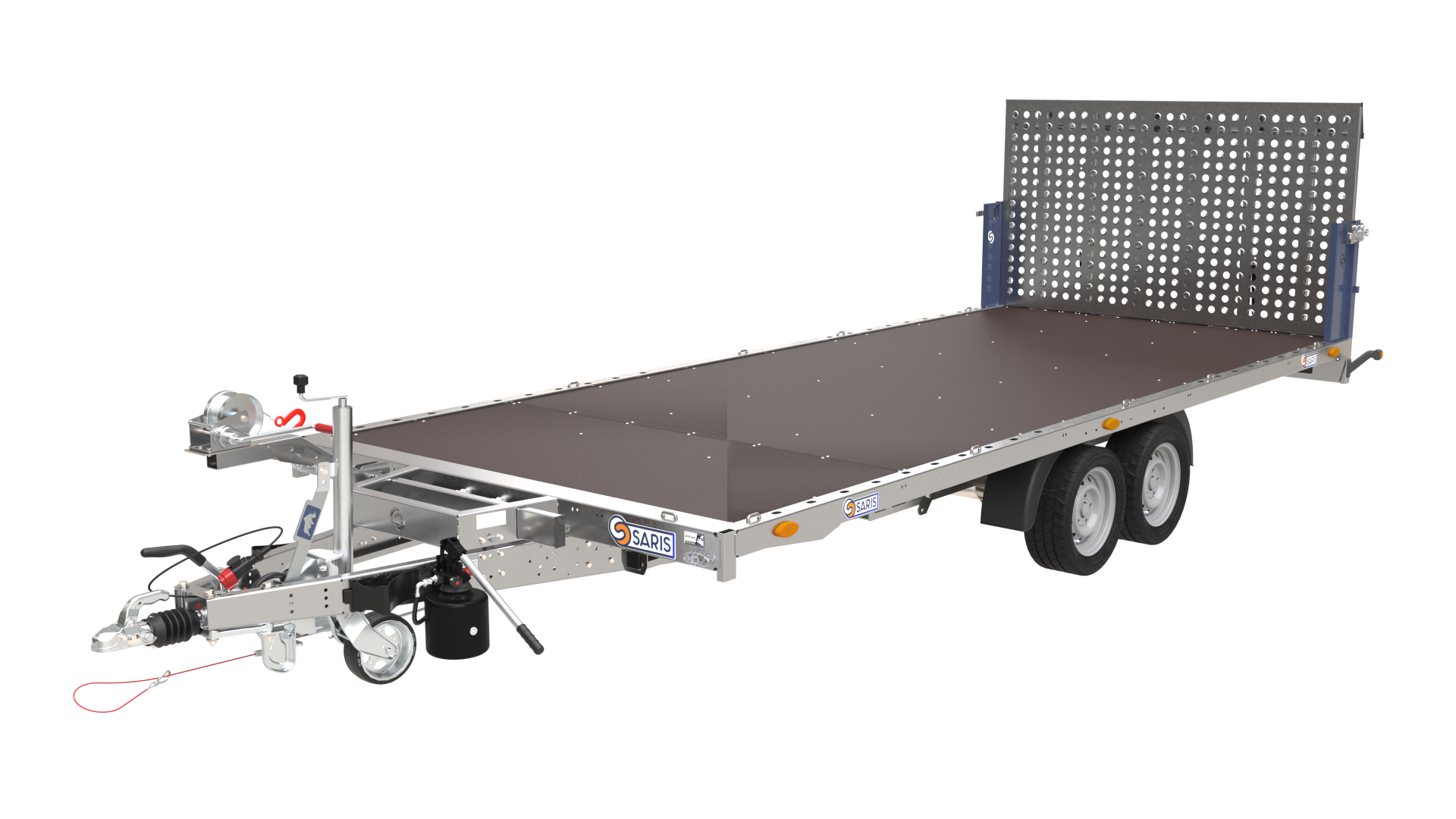 PAH 5080/21 T (3500kg) + 2 Aluminium-Auffahrrampen (1,5 m hoch) anstel