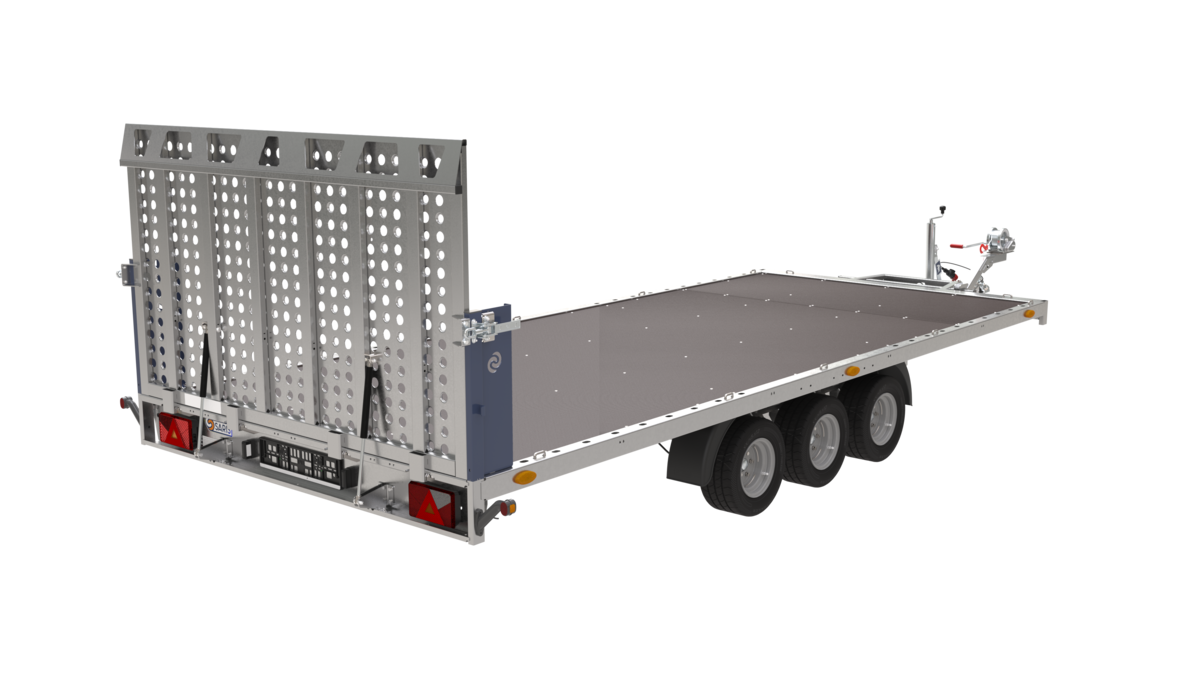 PAH 5080/21 TR (3500kg) + Vollaluminiumboden aus Alupanelen (18 mm) an