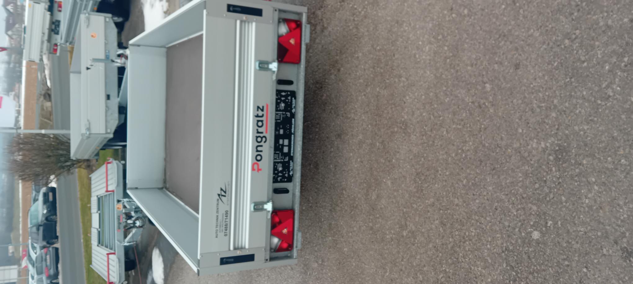 LPA 250/13 G-AL-STK Einachs, auflaufgebremst, Stirnwand klappbar