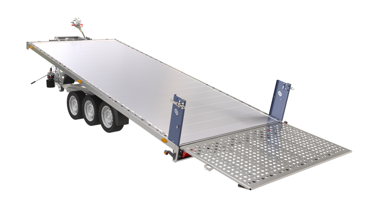 PAH 5070/21 TR 3,5t + 2 Aluminium-Auffahrrampen (1,5 m hoch) anstelle