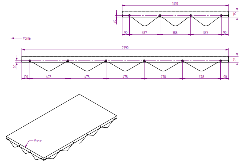 Flachplane grau zu LPA & EPA 250/12