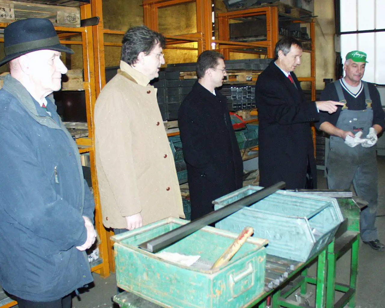 Übergabe des Betriebes an Herwig Pongratz Jun. 2004