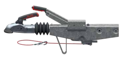 Auflaufeinrichtung 70VK 90S/3 mit Federspeicher 700-1000kg