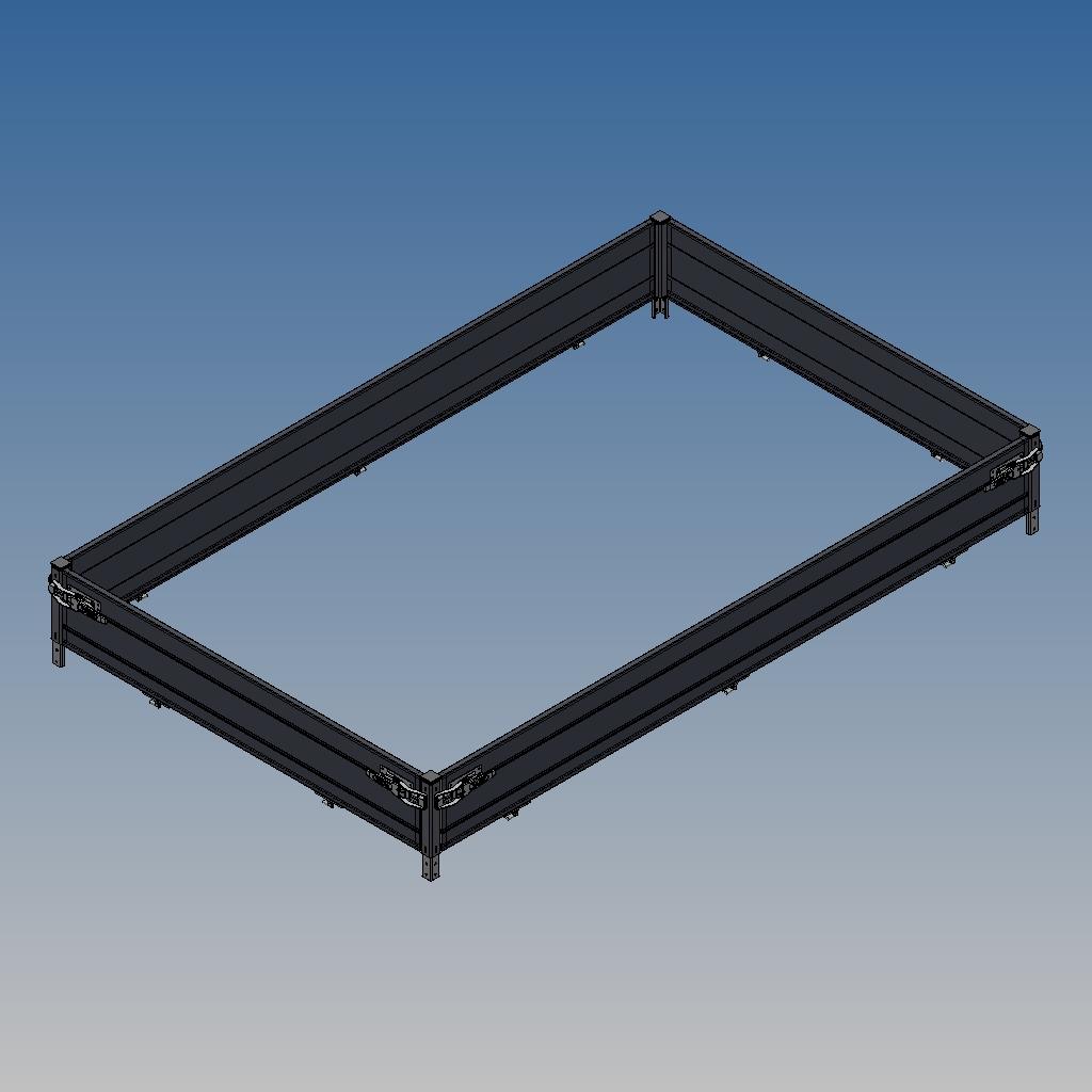 Garnitur Grundbordwände in  300 mm Black Edition zu RK 2500/15