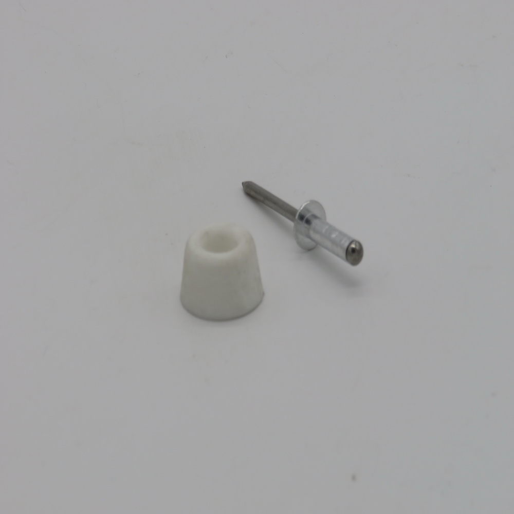 Türpuffer weiß zu EPA, Gummi 10x20mm