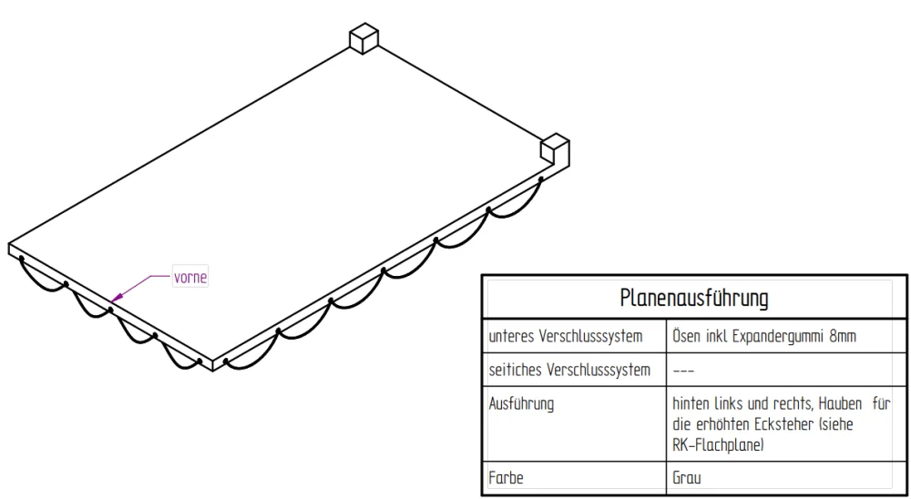 Flachplane grau zu L-RK 2715
