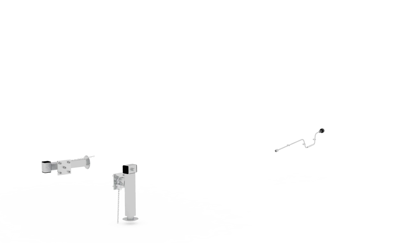 1 Paar Teleskopkurbelstütze zu PHL/15 Einachs