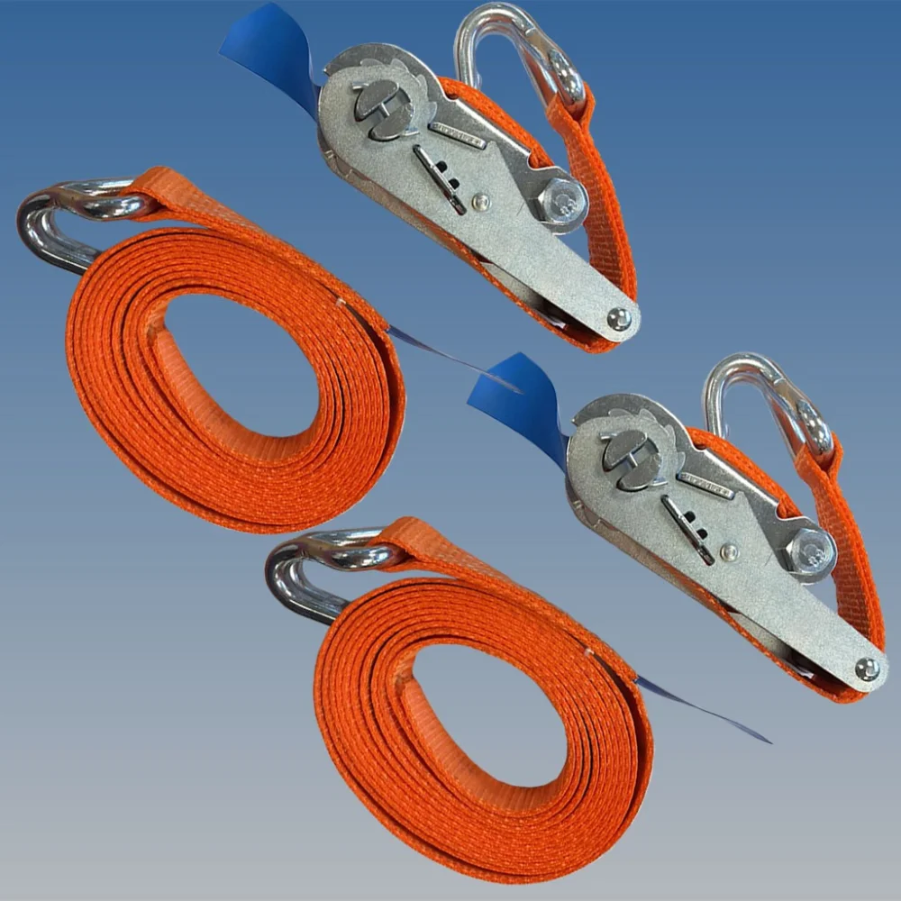 Spanngurt mit Haken (2 Stück, 1200daN)