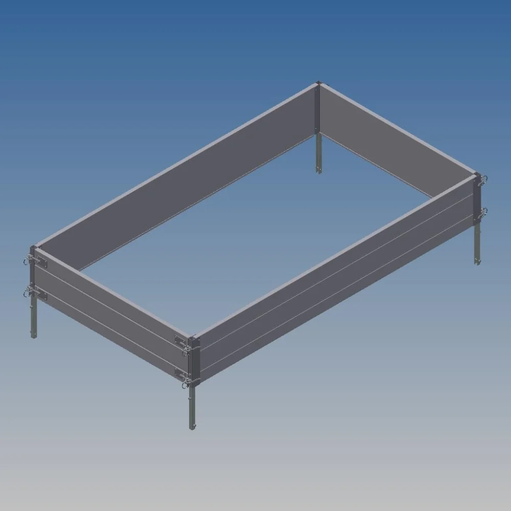 Aufsatzbordwände 350 mm zu LPA 205/11 AL
