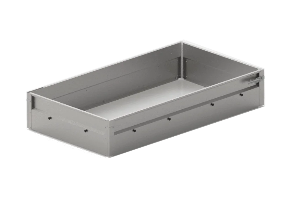 Garn. Stahl-Aufsatzwände verzinkt 360 mm, LPA 206-B