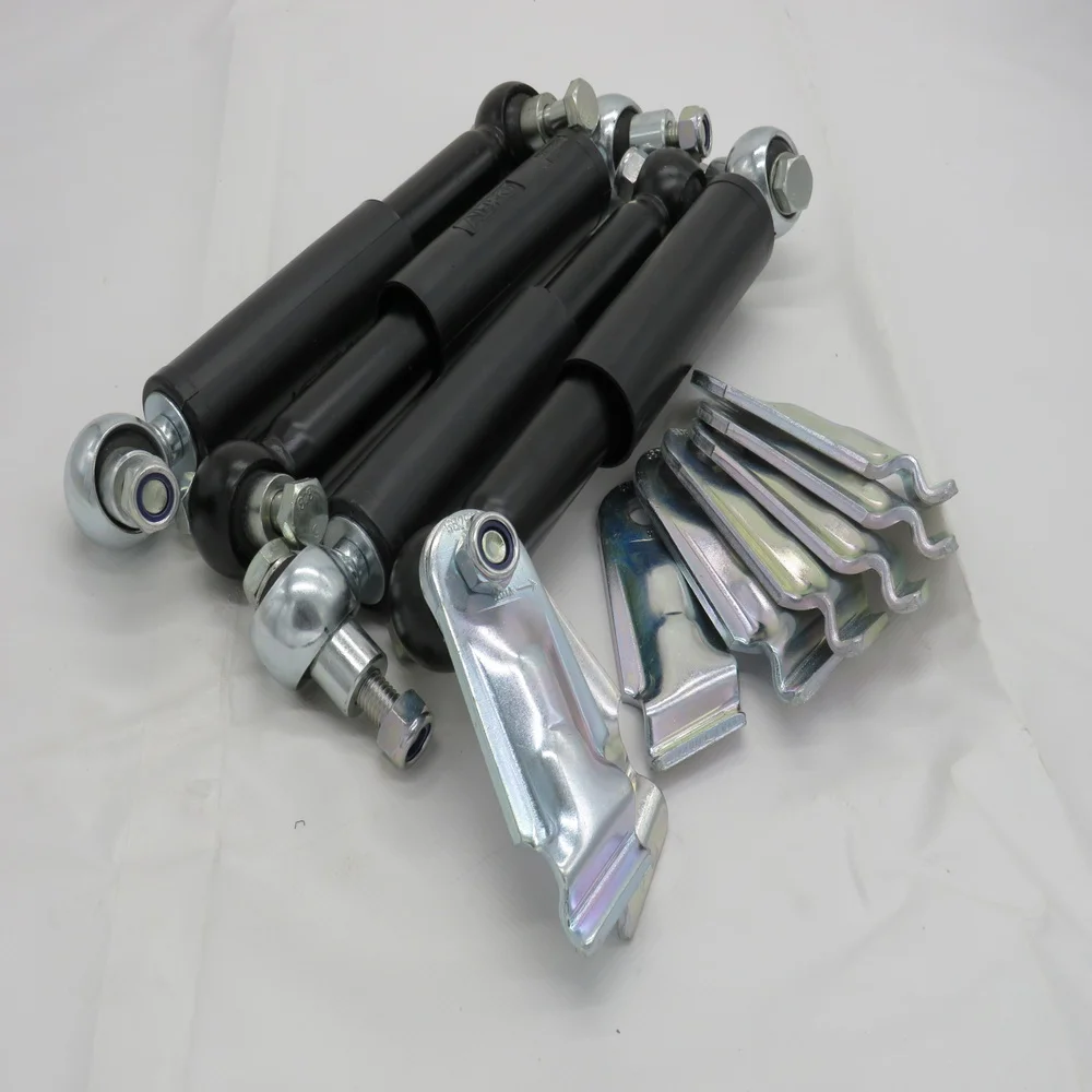 2 Paar Achsstoßdämpfer (100 km/h-Ausführung - Deutschland) Tandem