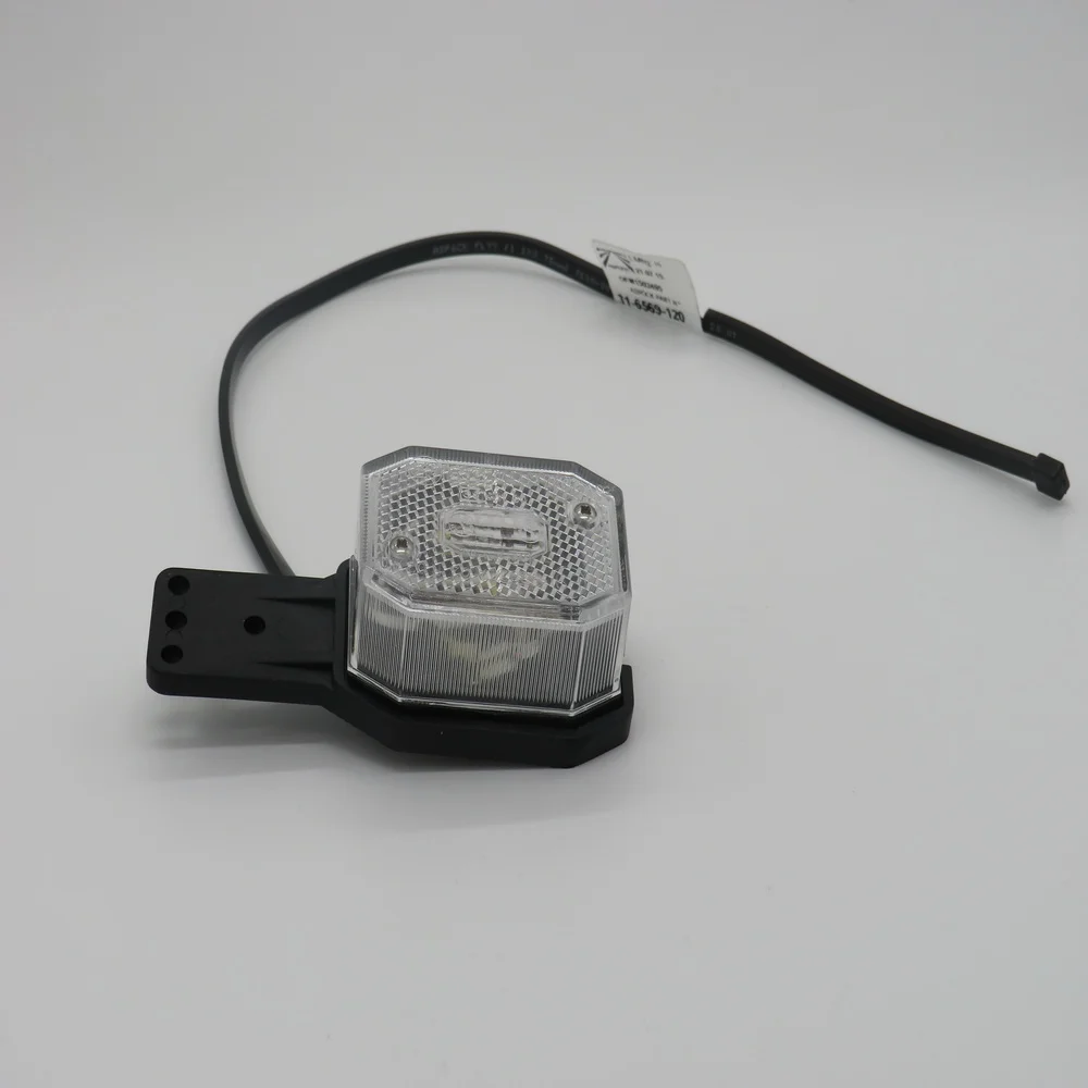 Begrenzungsleuchte Flexipoint I weiss mit Gummilasche