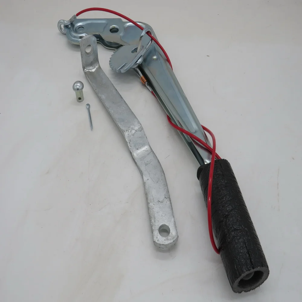 Handbremshebel für Auflaufbremse 161S+ Federspeicher, Zugbügel & Bolze