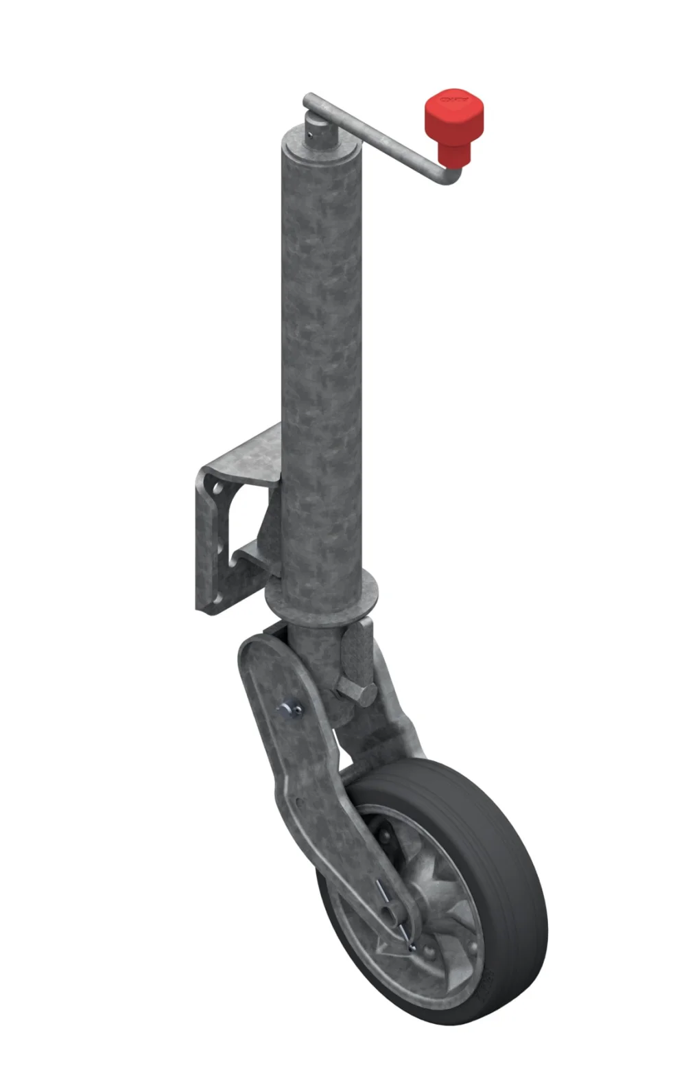 Stützrad AL-KO 500/300 kg vollautom. 60mm Vollg./Stahl 200x500 verz