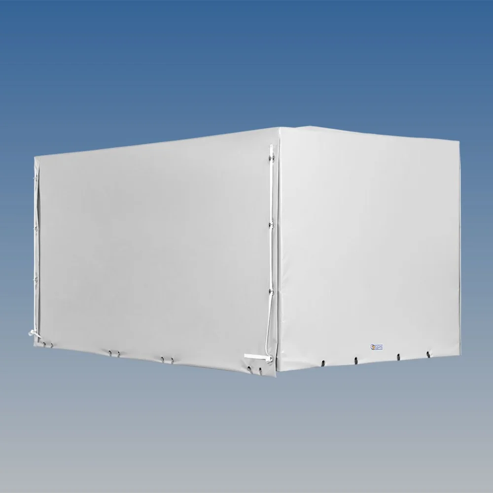 Plane u. Spriegel (150 cm, hellgrau) 4-seitig zu öffnen zu LPA 250/13