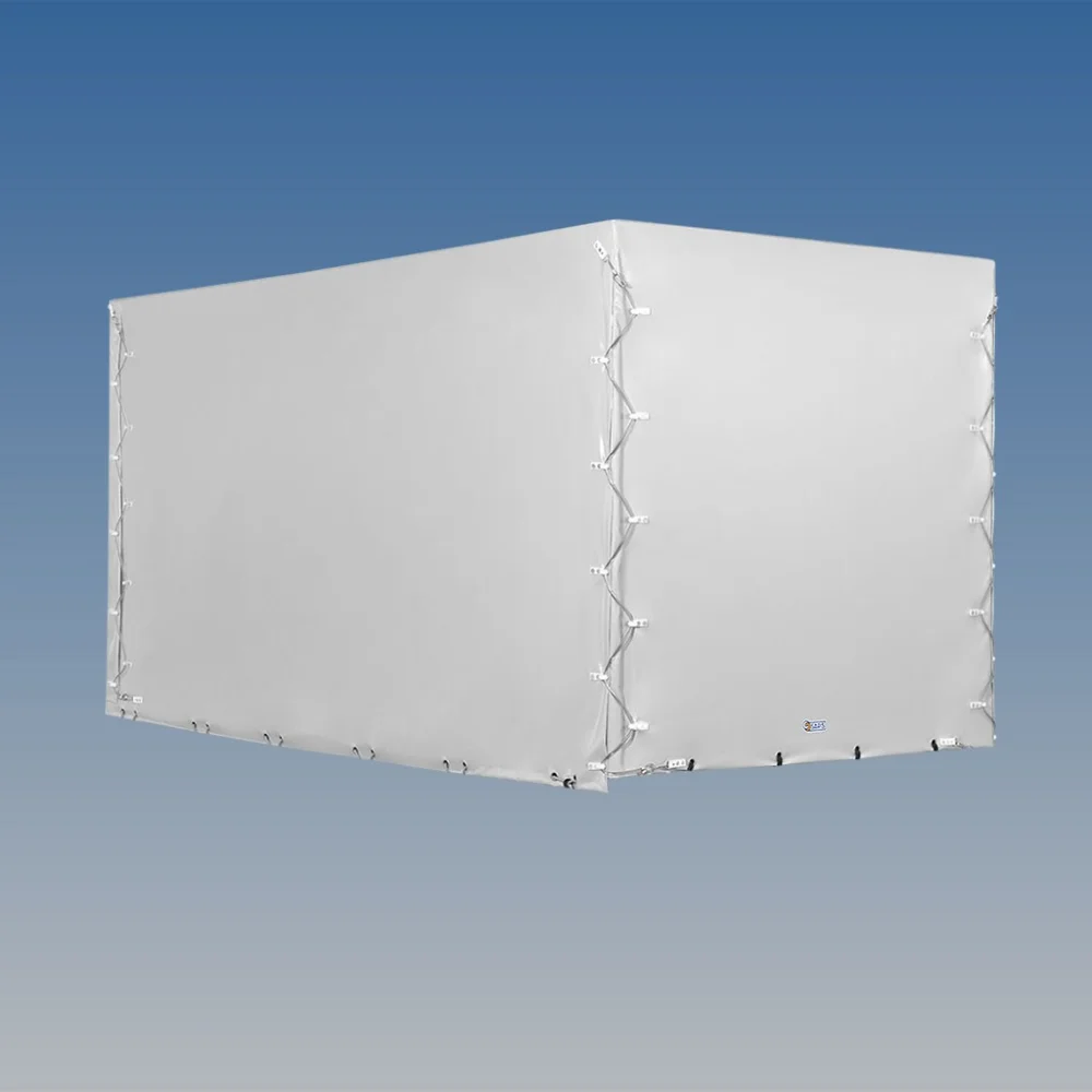 Plane u.Spriegel(180cm,hellgrau)4-seitig zu öffnen zu LPA 305/15 AL-R