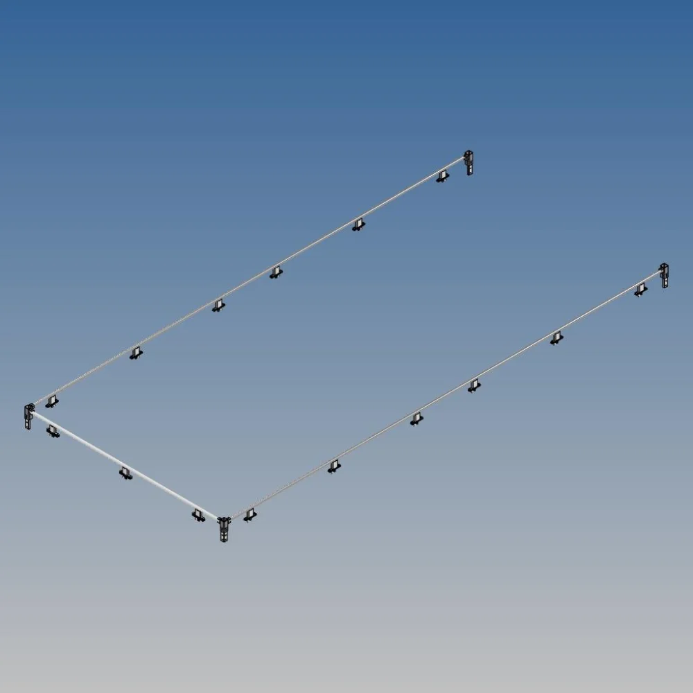 Abklappbares Reling (n.i.K.m. 350 mm Wände) zu PHL 5060/22 HD