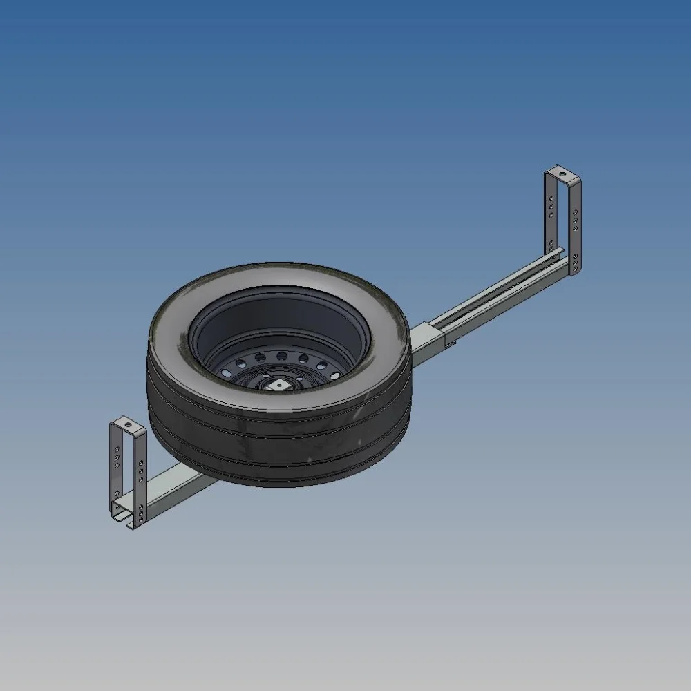 Ersatzrad mit Halter