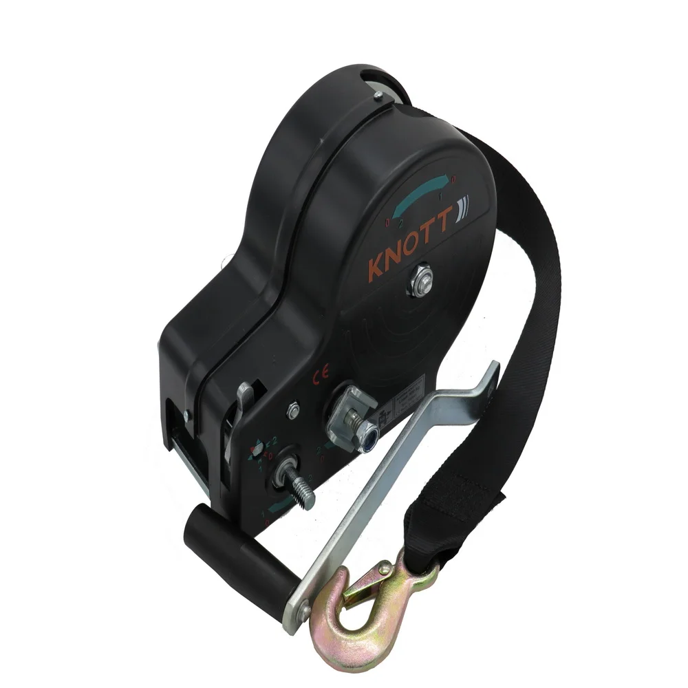 KNOTT Seilwinde mit Gurt 900 kg