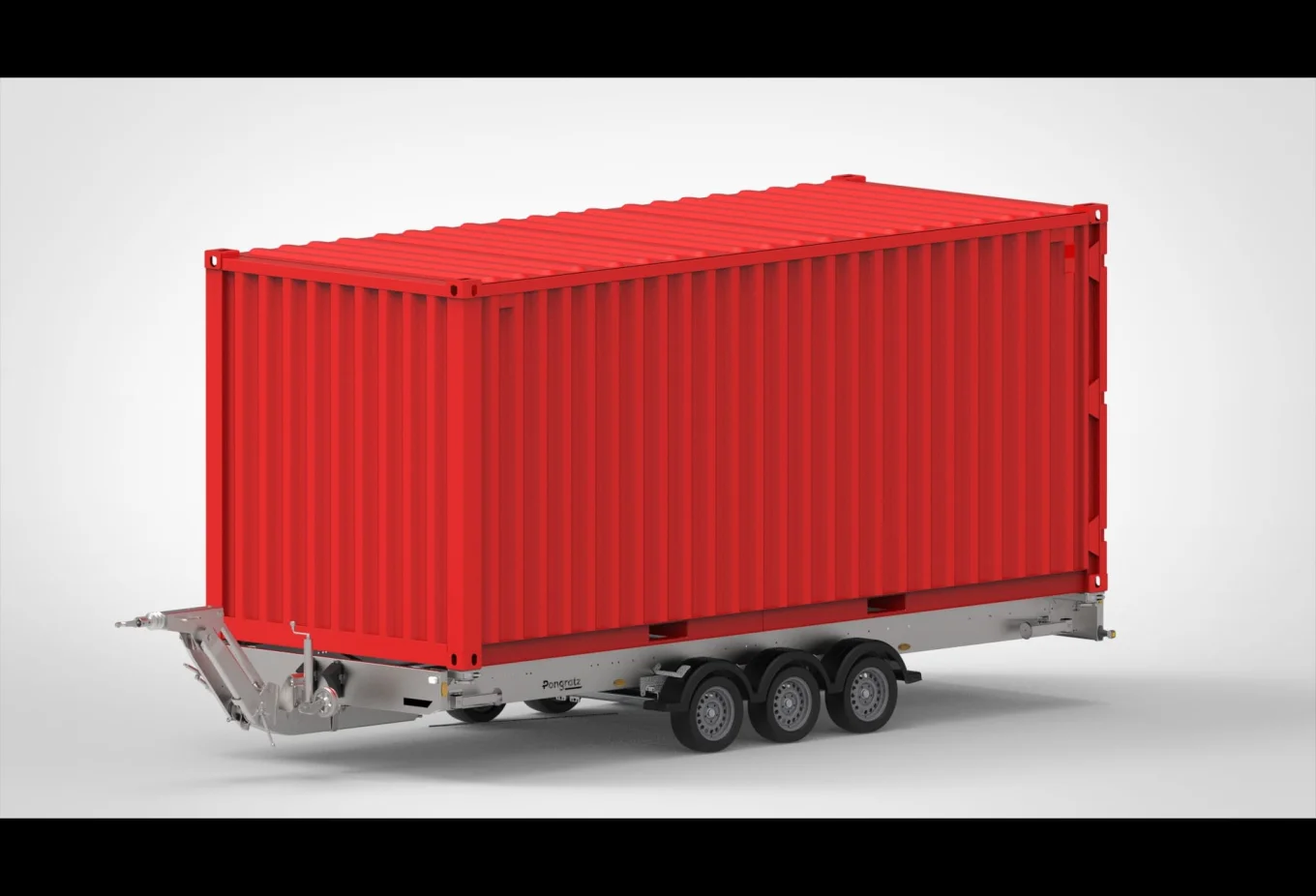 PCA 6000 TR-H, Tridem, 3500kg, höhenverstellbare Zugeinrichtung