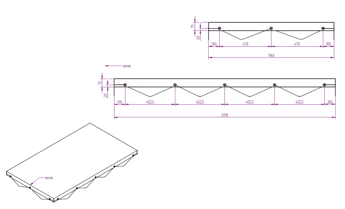 Flachplane grau zu GPA 200