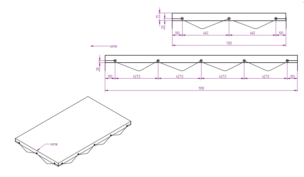 Flachplane grau zu MPA 190