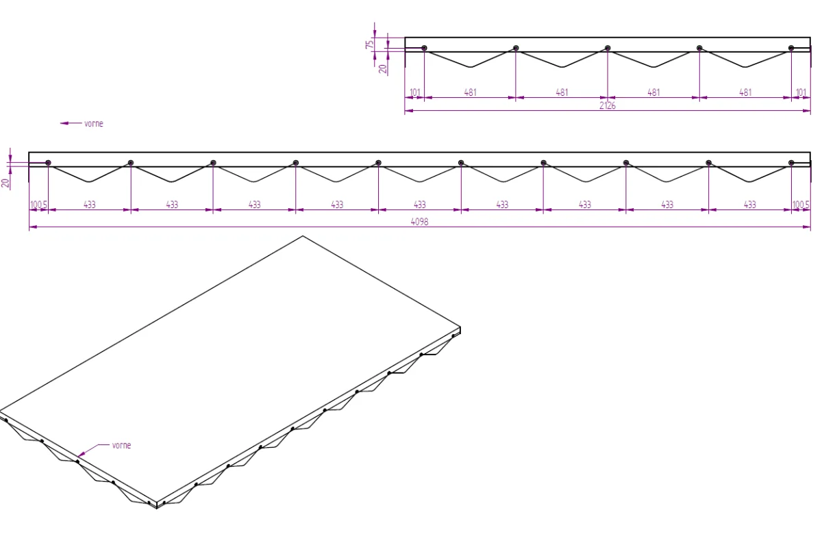 Flachplane grau zu PHL 4030/20