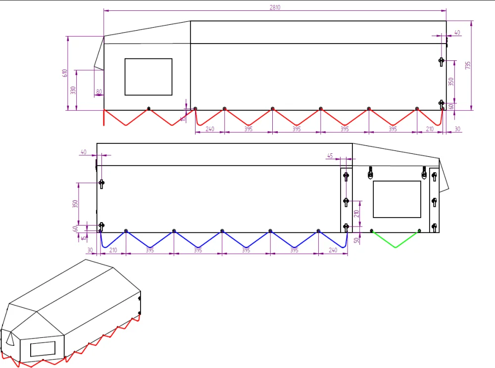 Hochplane weiß 450 mm zu VA 145 alte Ausführung bis 6/2014 für Bordwan