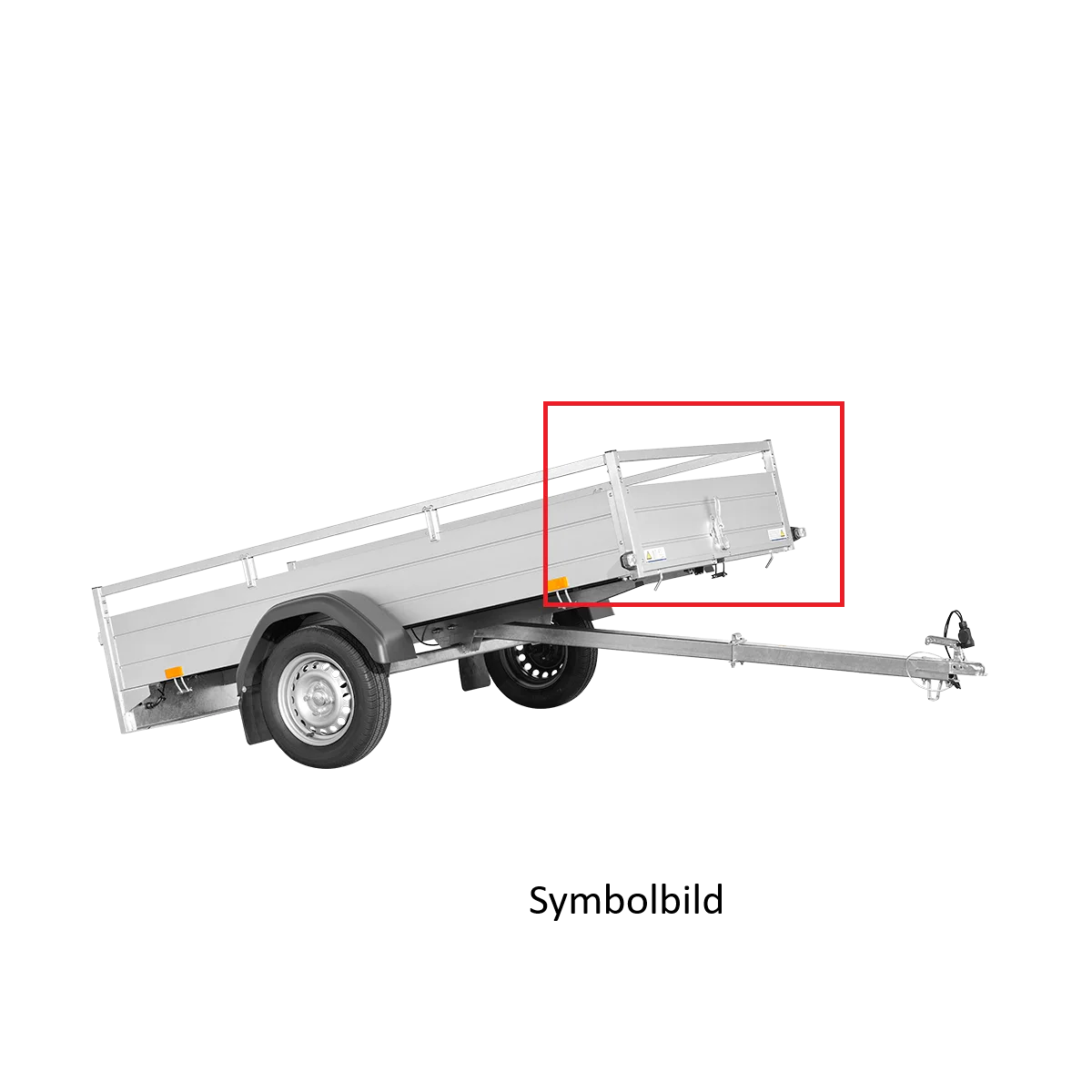 Klappbare Vorderwand (n.i.K.m Option kippbare Ladefläche)