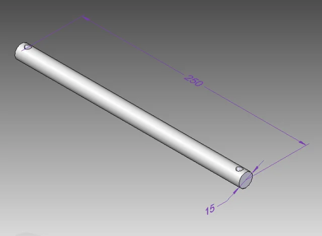 verz. Kielrollachsen 250lg PBA