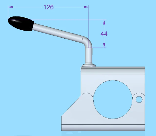 Griffschraube zu Klemmschelle II