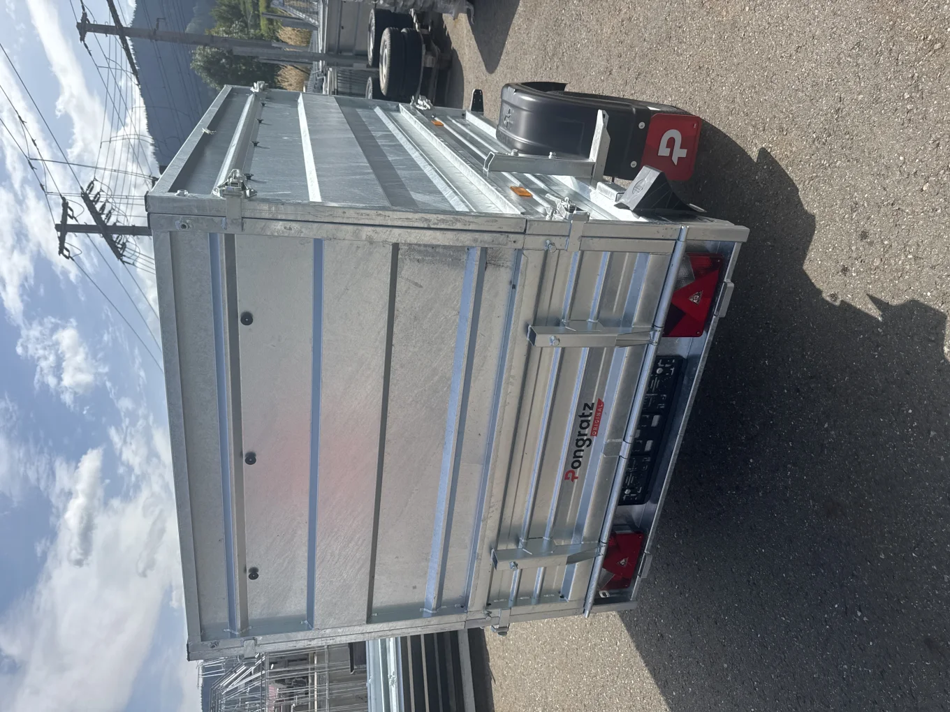 Garn. Stahl-Aufsatzwände verzinkt 800 mm,  EPA 206/12