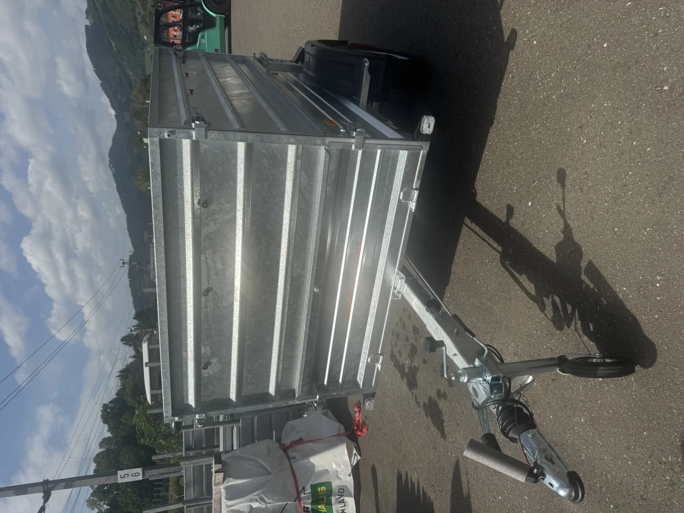 Garn. Stahl-Aufsatzwände verzinkt 600 mm,  EPA 206/12