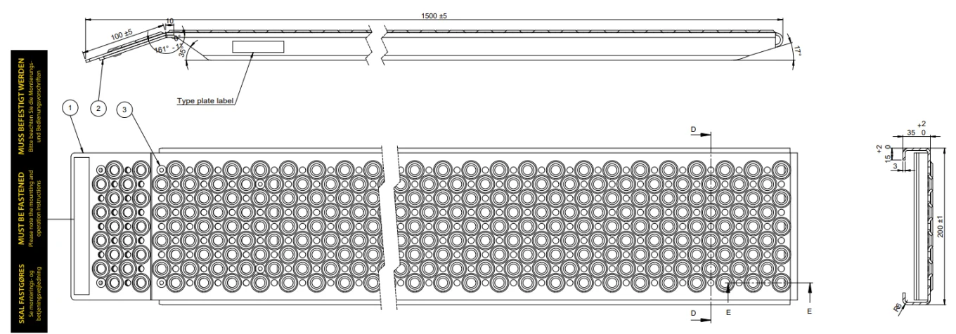 ALU-Auffahrschienen 400kg Länge: 1500mm Breite: 200mm