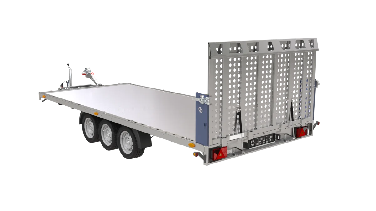 PAH 5070/21 TR 3,5t + 2 Aluminium-Auffahrrampen (1,5 m hoch) anstelle