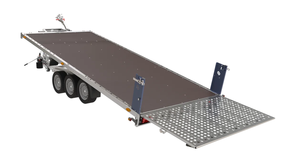 PAH 5080/21 TR (3500kg) + 2 Aluminium-Auffahrrampen (1,5 m hoch) anste