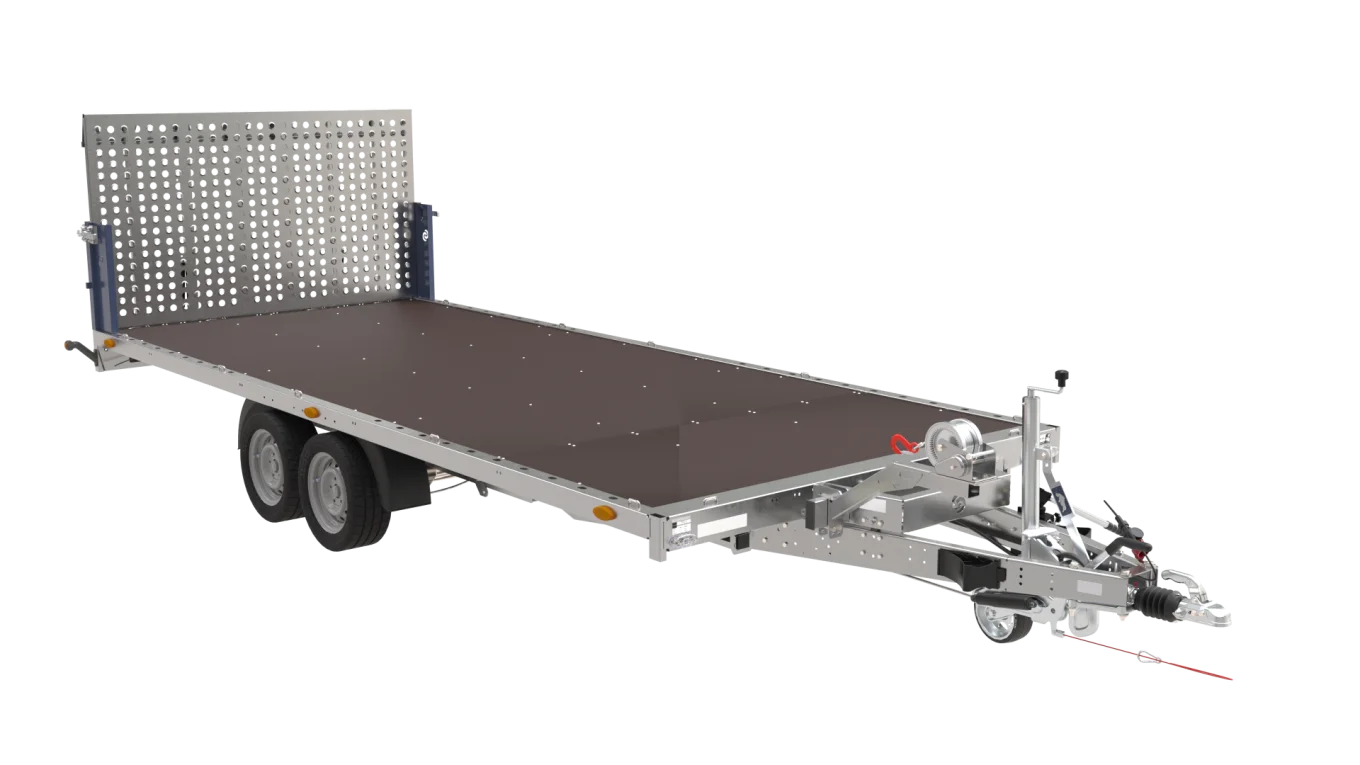 PAH 5080/21 T (3500kg) + 2 Aluminium-Auffahrrampen (1,5 m hoch) anstel