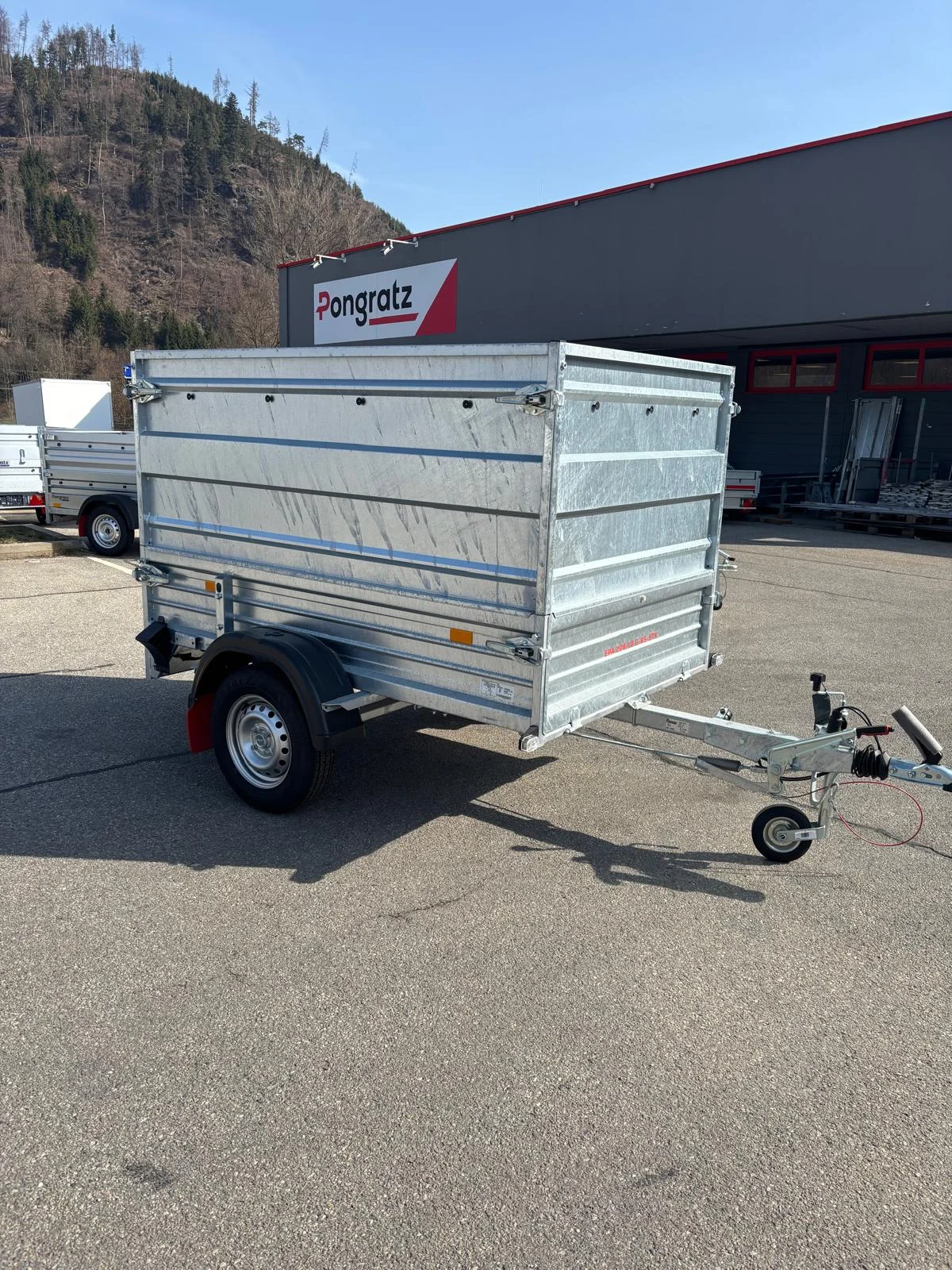 Garn. Stahl-Aufsatzwände verzinkt 800 mm,  EPA 230/12