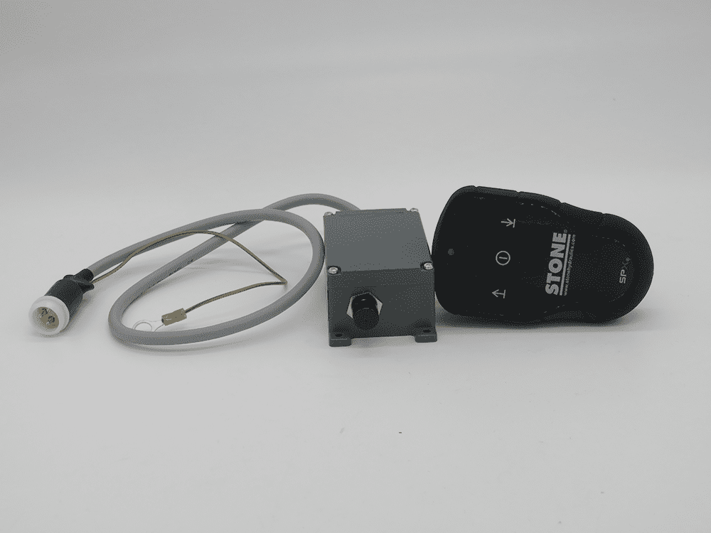 Radio remote control for electrical combi-pump