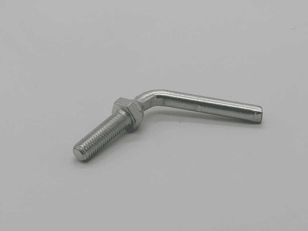 Galvanised wheel handle screw for light 